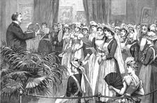 'Conversazione of the British Nurses Association at the Grosvenor Gallery, Bond Street; Mr. Corney Creator: Unknown