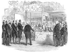 Conversazione of the Educational Exhibition, in St. Martin's-Hall, 1854. Creator: Edmund Evans