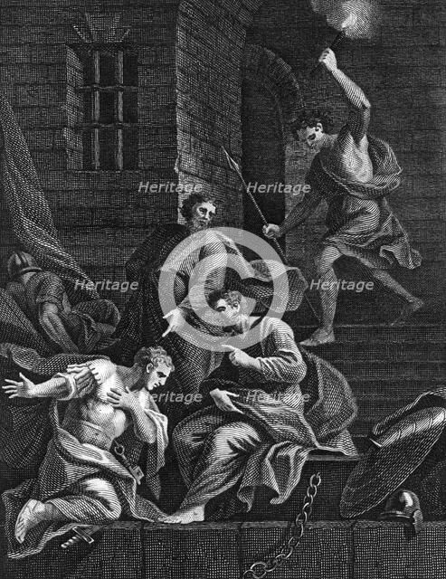 Conversion of the gaoler, 1815. Artist: Unknown