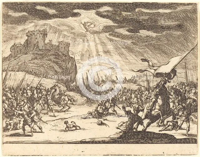 Conversion of Paul, 1635. Creator: Jacques Callot.