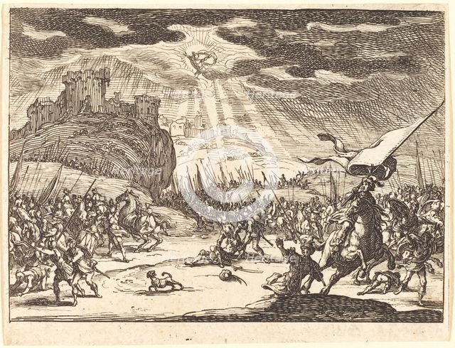 Conversion of Paul, 1635. Creator: Jacques Callot.