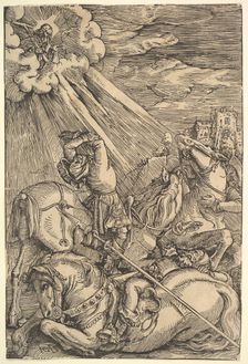 Conversion of Paul, ca. 1514. Creator: Hans Baldung