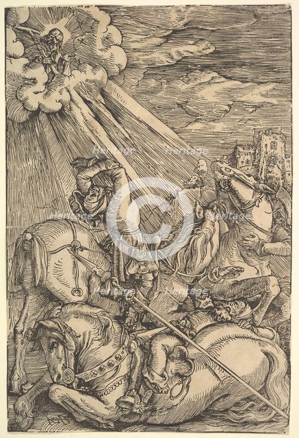 Conversion of Paul, ca. 1514. Creator: Hans Baldung.
