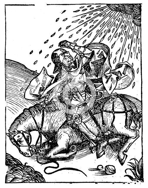 Conversion of St Paul on the road to Damascus, 1493. Artist: Unknown