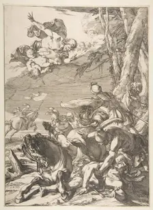 Conversion of St. Paul, ca. 1637. Creator: Laurent de la Hyre