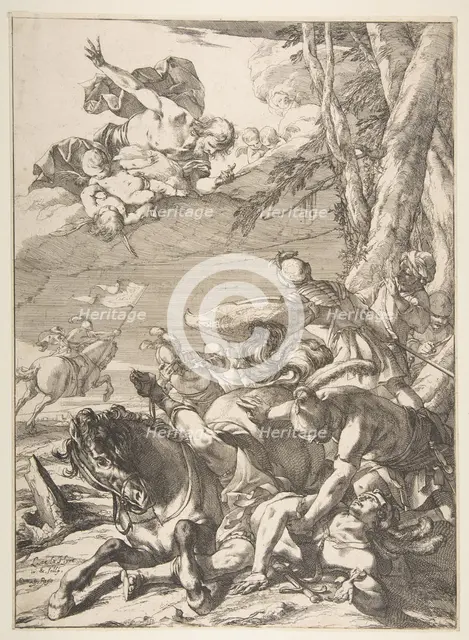 Conversion of St. Paul, ca. 1637. Creator: Laurent de la Hyre.