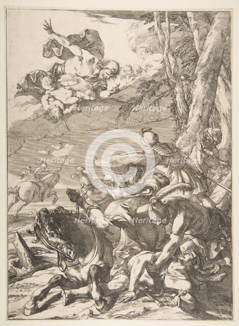 Conversion of St. Paul, ca. 1637. Creator: Laurent de la Hyre.