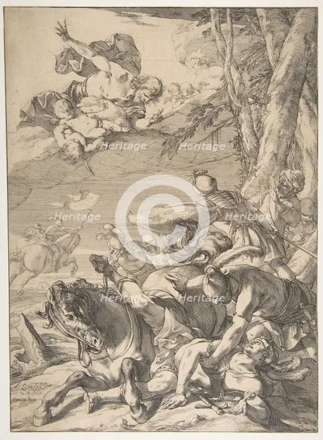 Conversion of St. Paul. Creator: Laurent de la Hyre.