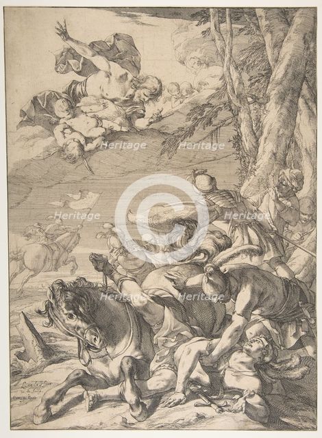 Conversion of St. Paul. Creator: Laurent de la Hyre.