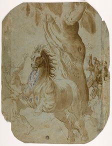Conversion of St. Paul (recto); n.d. Creator: Unknown
