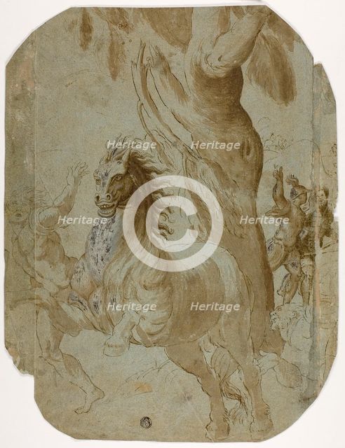 Conversion of St. Paul (recto); n.d. Creator: Unknown.