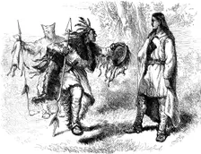 Converted Native Americanan and Powows c17th century (c1880)