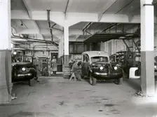 Converting 1939 Buick cars into ambulances, Landskrona, Sweden, 1939. Creator: Unknown