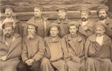 Convicts in Prison Uniform, 1906-1911. Creator: Isaiah Aronovich Shinkman