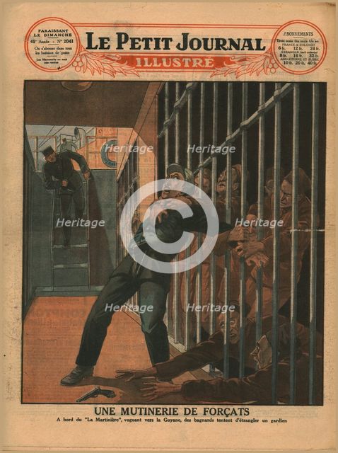 Convicts mutinying, 1930. Creator: Unknown.