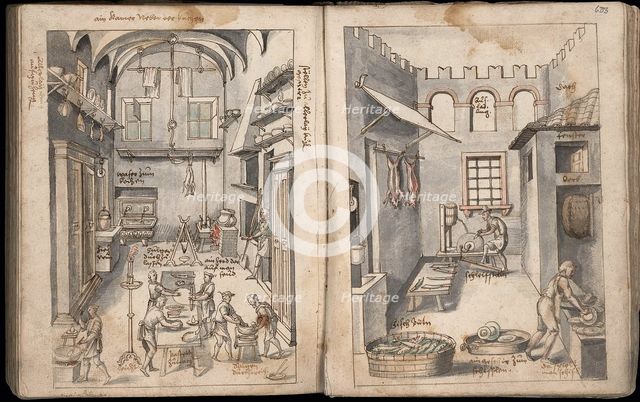 Cookbook Opera, 1570. Artist: Scappi, Bartolomeo (c. 1500-1577)