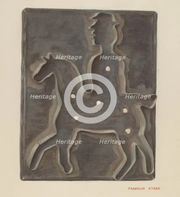 Cookie Cutter, 1935/1942. Creator: Franklyn Syres.