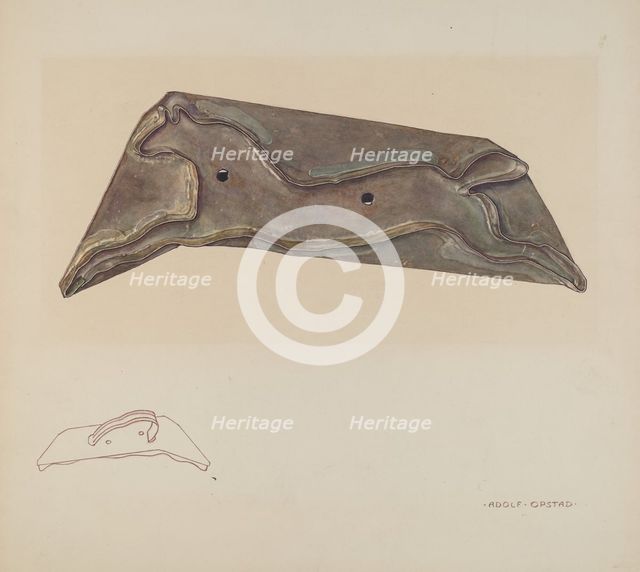 Cookie Cutter, c. 1941. Creator: Adolph Opstad.