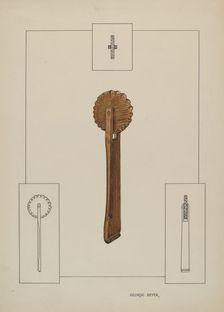 Cookie Cutter, c. 1941. Creator: Beyer, George