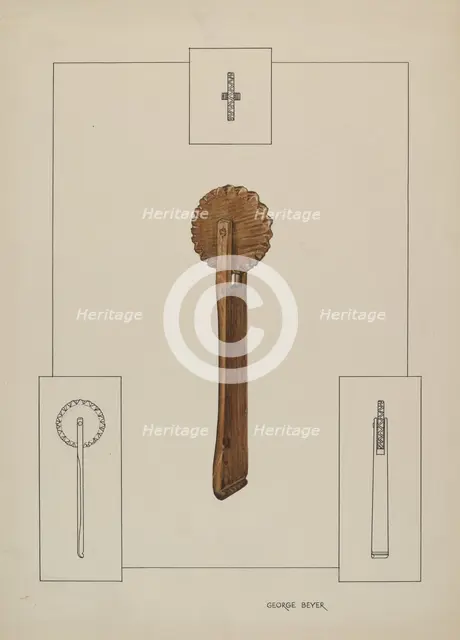 Cookie Cutter, c. 1941. Creator: Beyer, George.