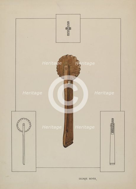 Cookie Cutter, c. 1941. Creator: Beyer, George.