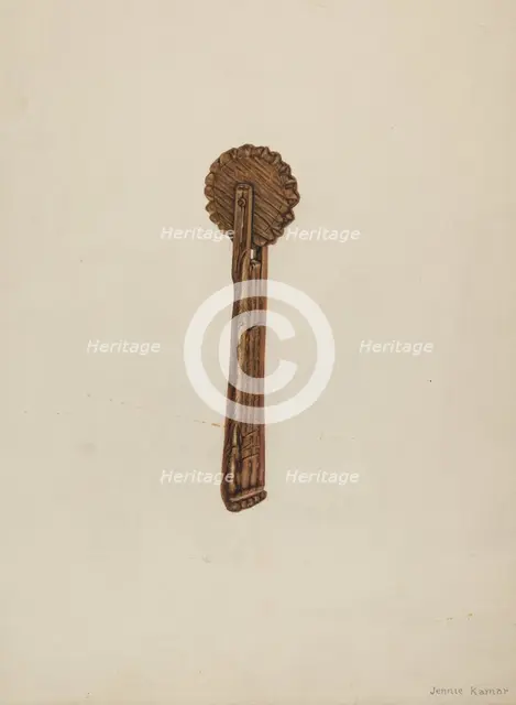 Cookie Cutter, c. 1941. Creator: Jennie Kamar.