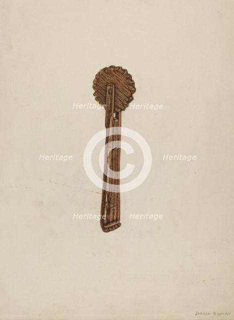 Cookie Cutter, c. 1941. Creator: Jennie Kamar.