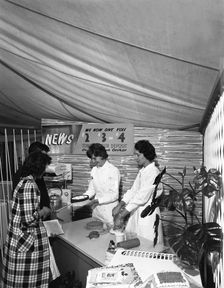 Cooking demonstration for East Midlands Gas Board's gas cooker promotion, 1961. Creator: Michael Walters