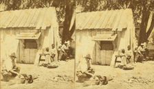 Cooking for the family, (1868-1900?). Creator: Unknown