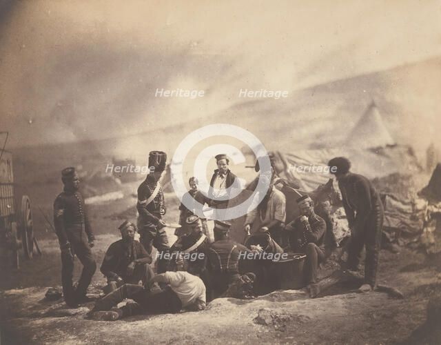 Cooking House of the 8th Hussars, 1855. Creator: Roger Fenton.