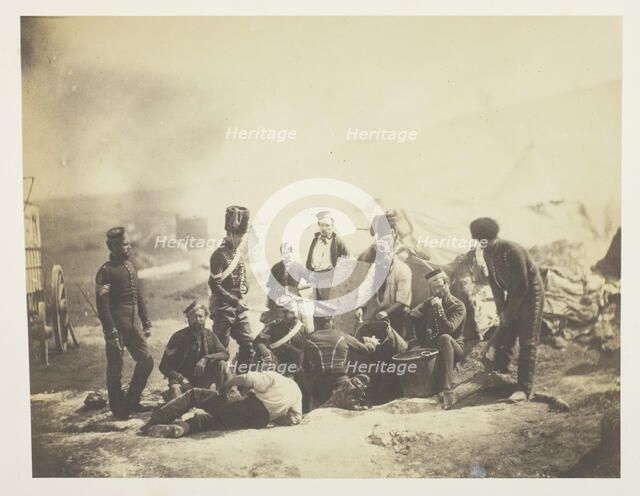 Cooking House of the 8th Hussars, 1855. Creator: Roger Fenton.