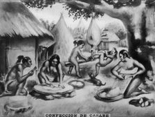 Cooking of Casabe, 1920s