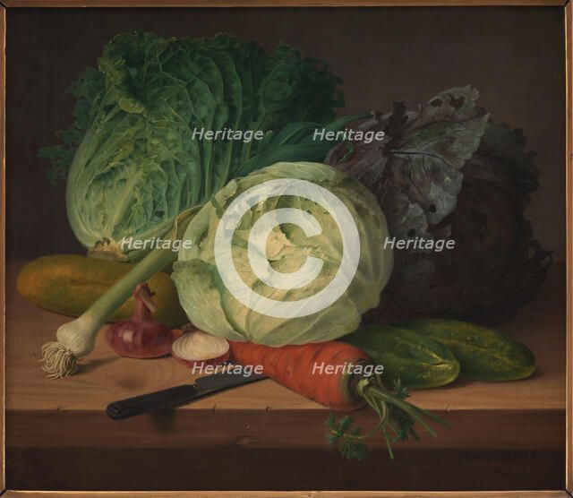 Cook's Herbs, 1823. Creator: Johannes Ludvig Camradt.