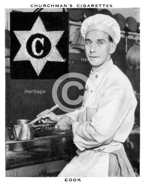 Cook, 1937.Artist: WA & AC Churchman