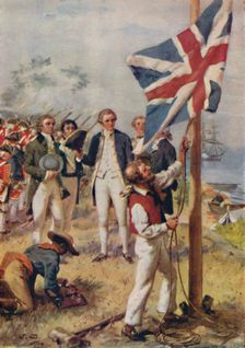 Cook Taking Possession of Australia 1923. Creator: Unknown