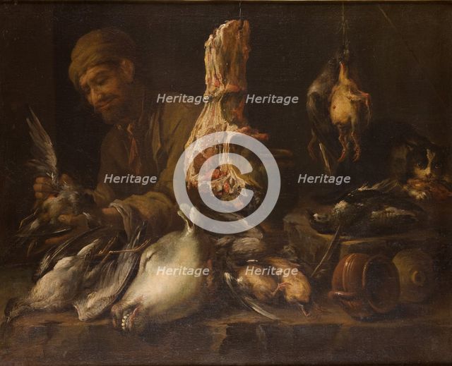 Cook in a Pantry, 1st half of 17th century Creator: Giacomo Legi.