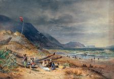 Cook's Strait, New Zealand, 1875. Creator: Nicholas Chevalier