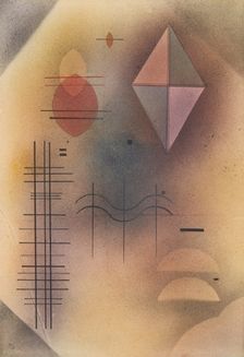 Cool in Warm, 1928. Creator: Vassily Kandinsky