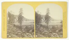 Cooley's Ranch, 10 miles east of Camp Apache, Arizona. A characteristic mountain "Park" and..., 1873 Creator: Tim O'Sullivan