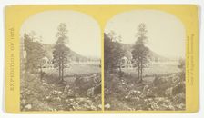 Cooley's Ranch, 10 miles east of Camp Apache, Arizona. A characteristic mountain "Park" and..., 1873 Creator: Tim O'Sullivan