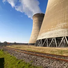Cooling towers, Didcot A Power Station, Power Station Road, Didcot, Oxfordshire, 2013. Artist: James O Davies