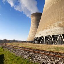 Cooling towers, Didcot A Power Station, Power Station Road, Didcot, Oxfordshire, 2013. Artist: James O Davies