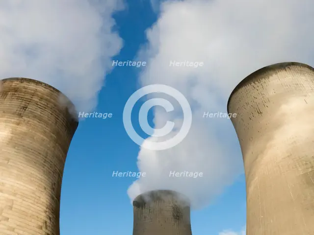 Cooling towers, Didcot 'A' Power Station, Power Station Road, Didcot, Oxfordshire, 2013. Artist: Steve Cole.