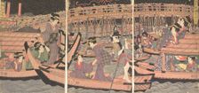 Cooling Off at Ryogoku in Edo, early-mid 19th century Creator: Kikugawa Eizan