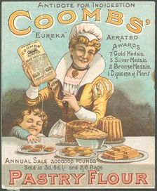 Coombs Pastry flour, 1890s