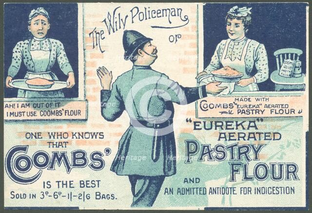 Coombs Pastry flour, 1890s. Artist: Unknown