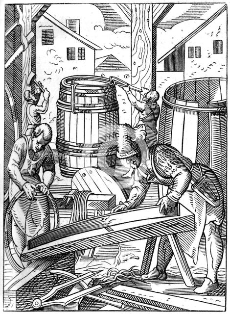 Cooper, 16th century (1849).Artist: Jost Amman
