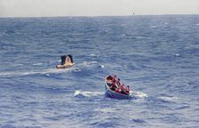 Cooper and Faith 7 recovery, 1963. Creator: NASA