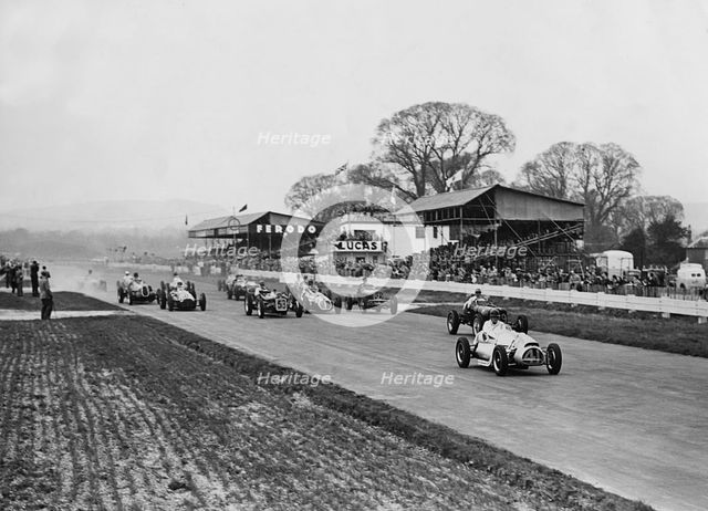 Cooper Bristol, Mike Hawthorn, Goodwood. Creator: Unknown.