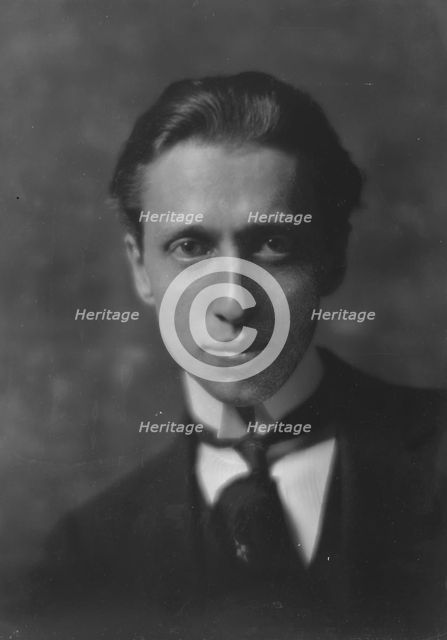 Cooper, Charles, Mr., portrait photograph, 1916. Creator: Arnold Genthe.